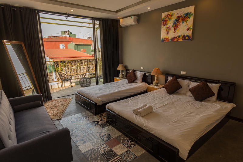 best hostels hanoi - Flipside Hostel -private rooms