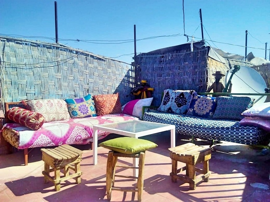 best hostels in Marrakech, Kif-Kif Marrakech roof terrace