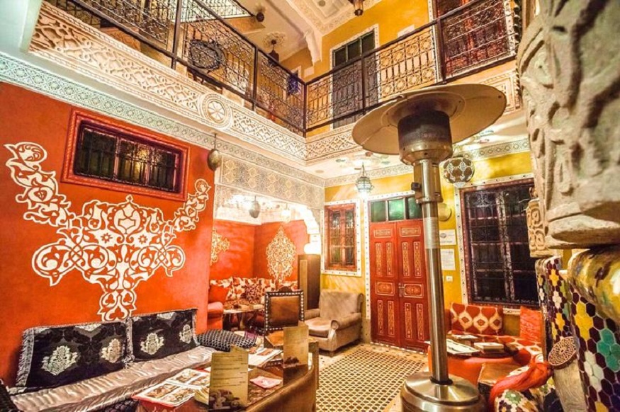 best hostels in Marrakech, Riad Jennah Rouge 