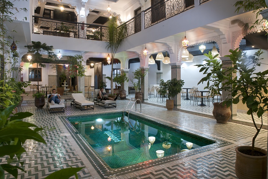 best hostels in Marrakech, Rodamón Riad Marrakech Hostel pool