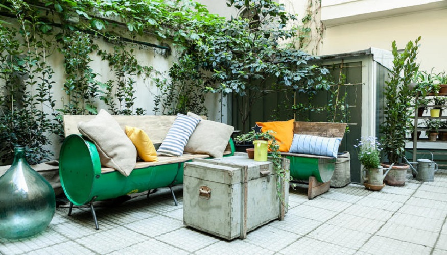 best hostels in milan, terrace at Ostello Bello Grande