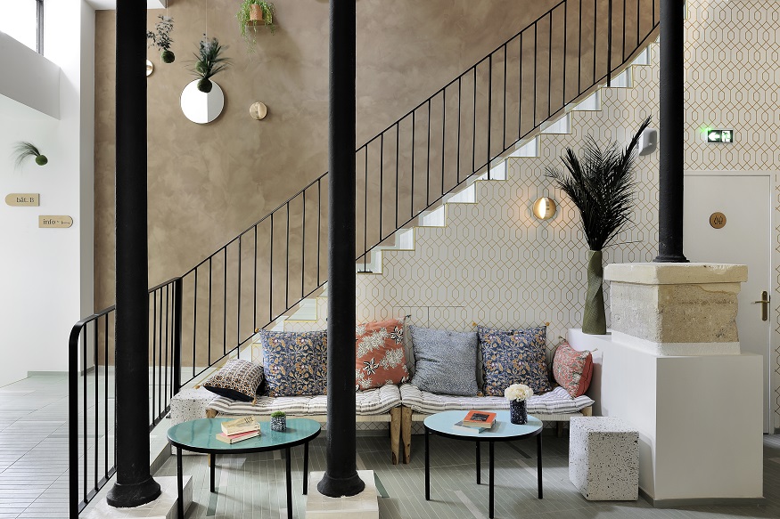 best hostels in paris, Caulaincourt Montmartre by Hiphophostels lounge area