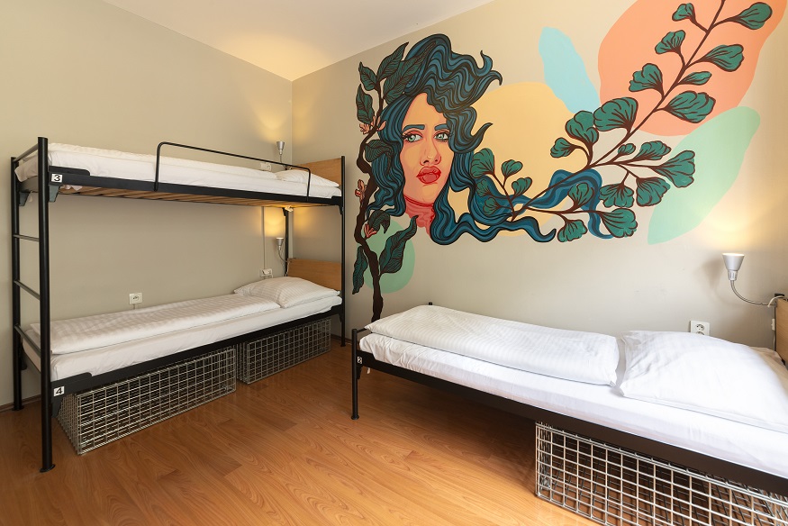 best party hostels in prague, dorm room at Ahoy! NewTown