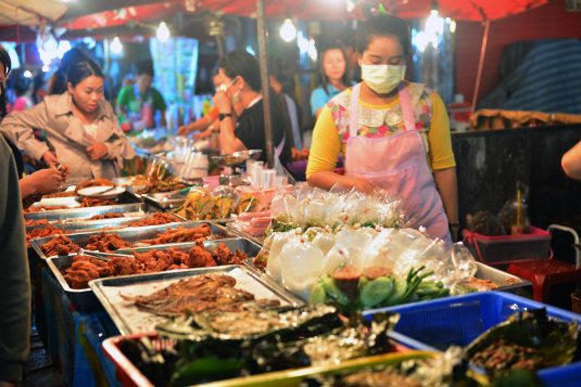 Southeast Asian Markets: Long Bien Market