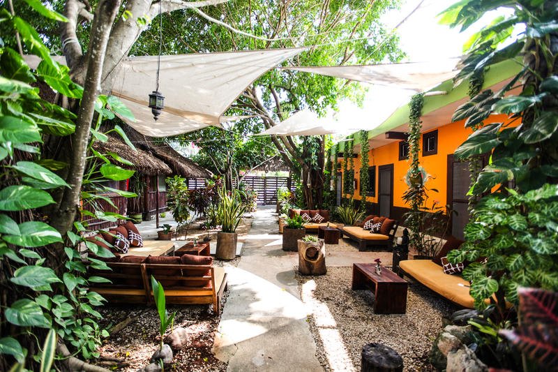 best hostels in tulum - Secret Garden Tulum