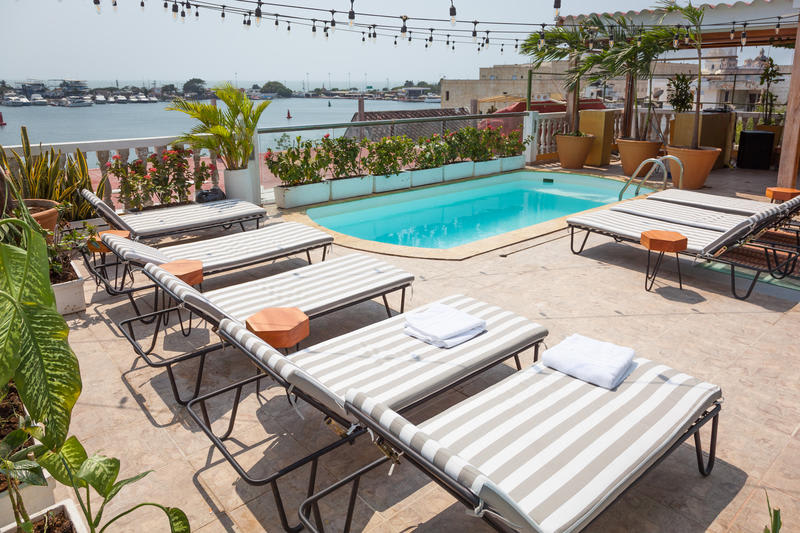 Best hostels in Cartagena - Selina Cartagena pool