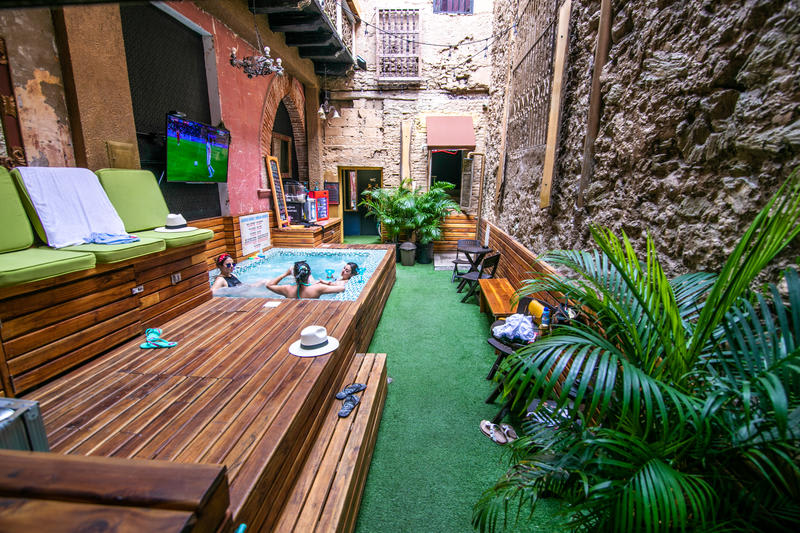 Best hostels in Cartagena - The Clock Hostels and Suites pool