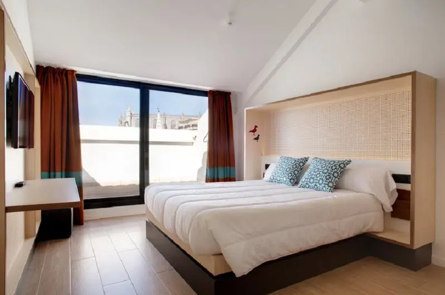 best hostels in seville, private room at design hostel Toc Hostel Sevilla